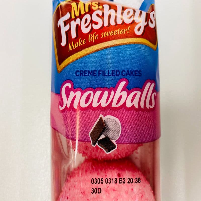 Cream Filled Cakes - Snowballs (2 ct)