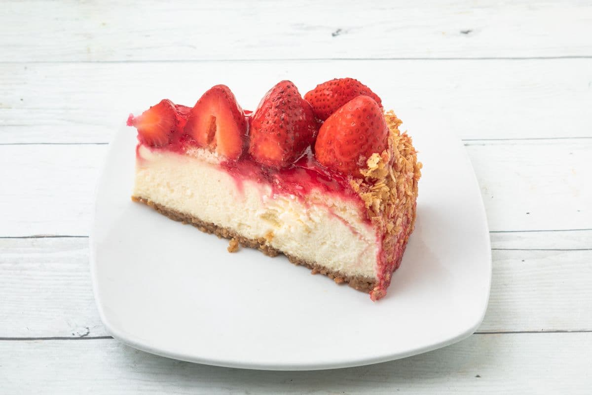 Gâteau au fromage et fraises / Strawberries and Cheesecake