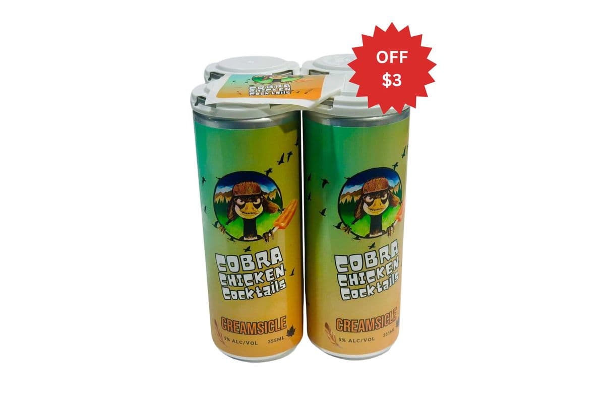 COBRA CHICKEN CREAMSICLE 4PK (4 x 355ML CANS )