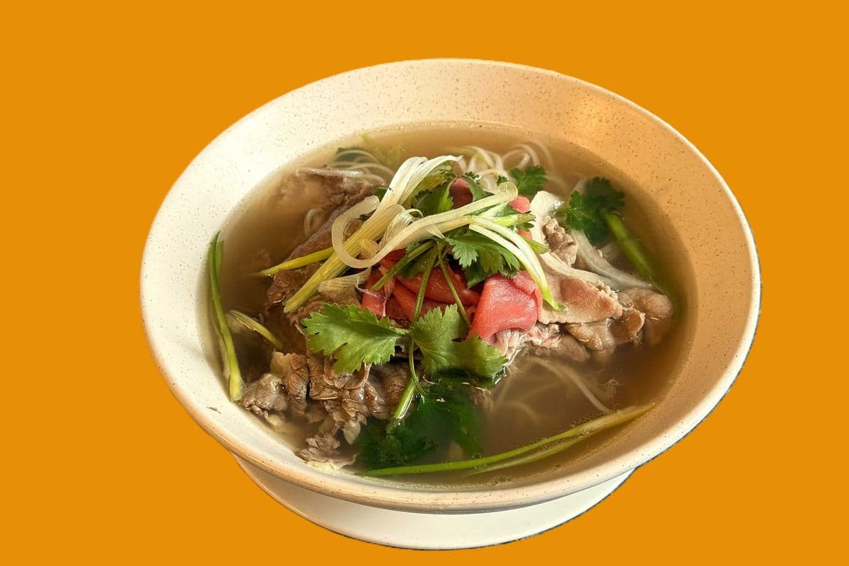 34. Pho with Rare Beef and Brisket