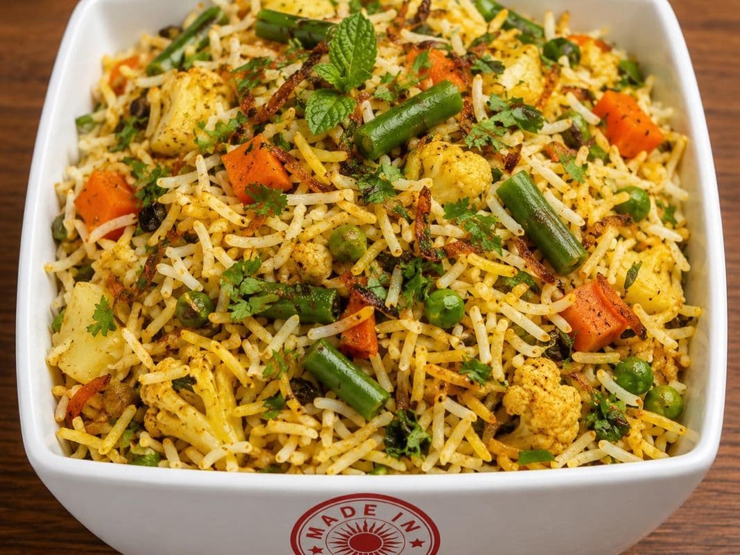 Biryani Vegetarian with Raita