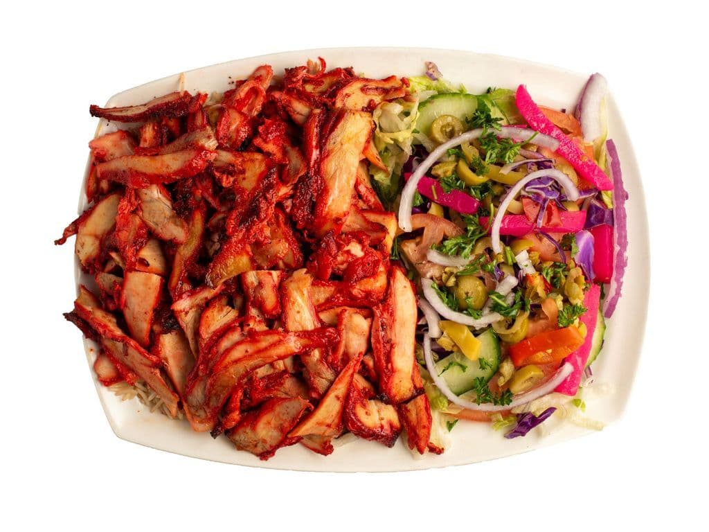 Tandoori Chicken Shawarma Plate