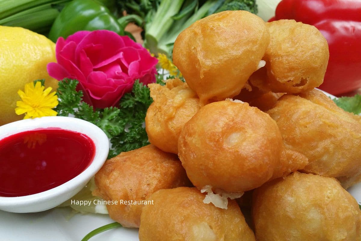 Deep-Fried Chicken Balls (Sauce on the Side) 炸鸡球