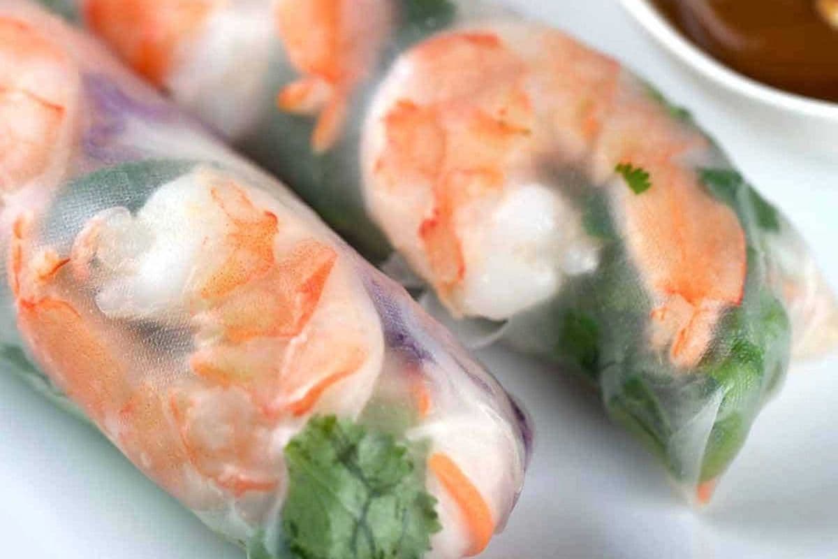 Salad Rolls (Shrimp)(4 pcs)