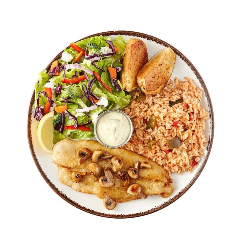 Breaded bassa fish filet / Filet de poisson panga pané