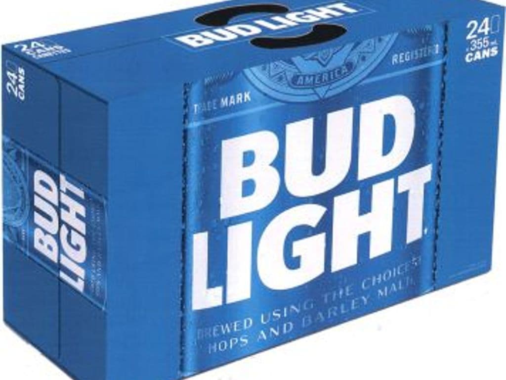 BUD LIGHT Cans, 24 x 355ml