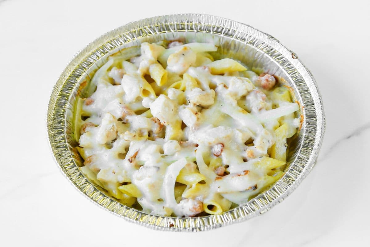 Chicken Bacon Alfredo Pasta