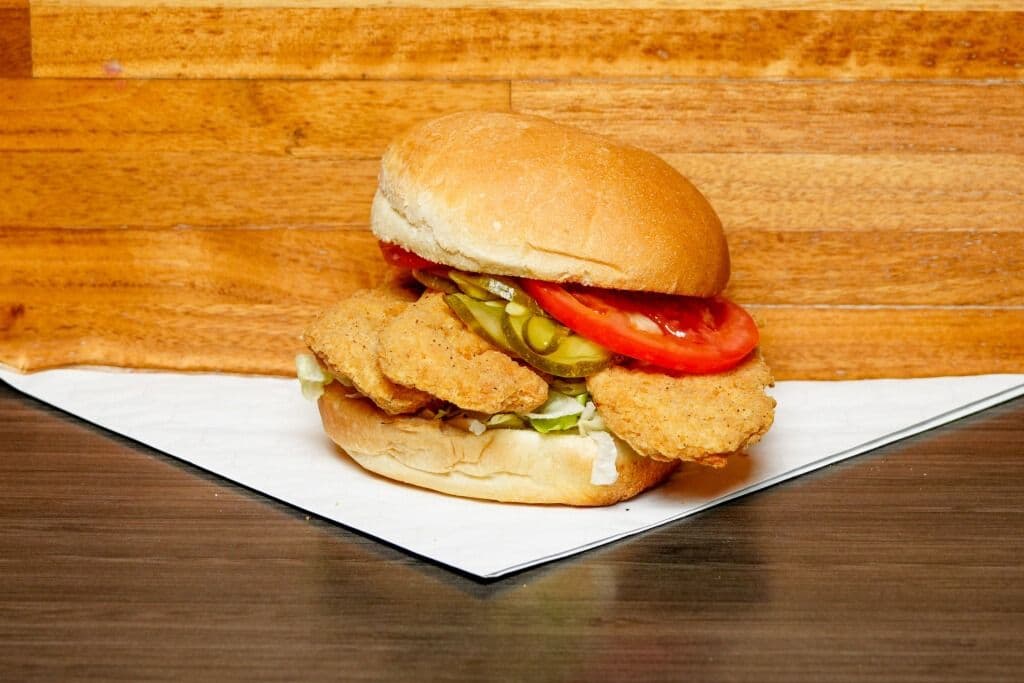 Chicken Fingers on a Bun