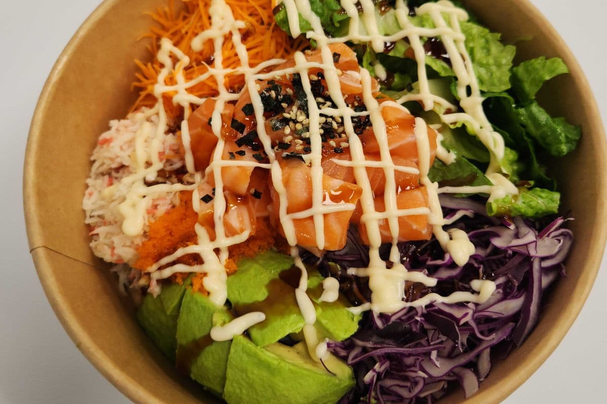 F1. Salmon Poke Bowl