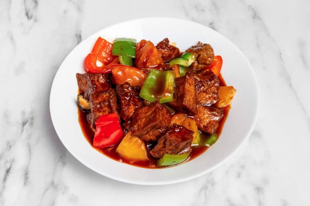 D10. Sweet and Sour Tofu
