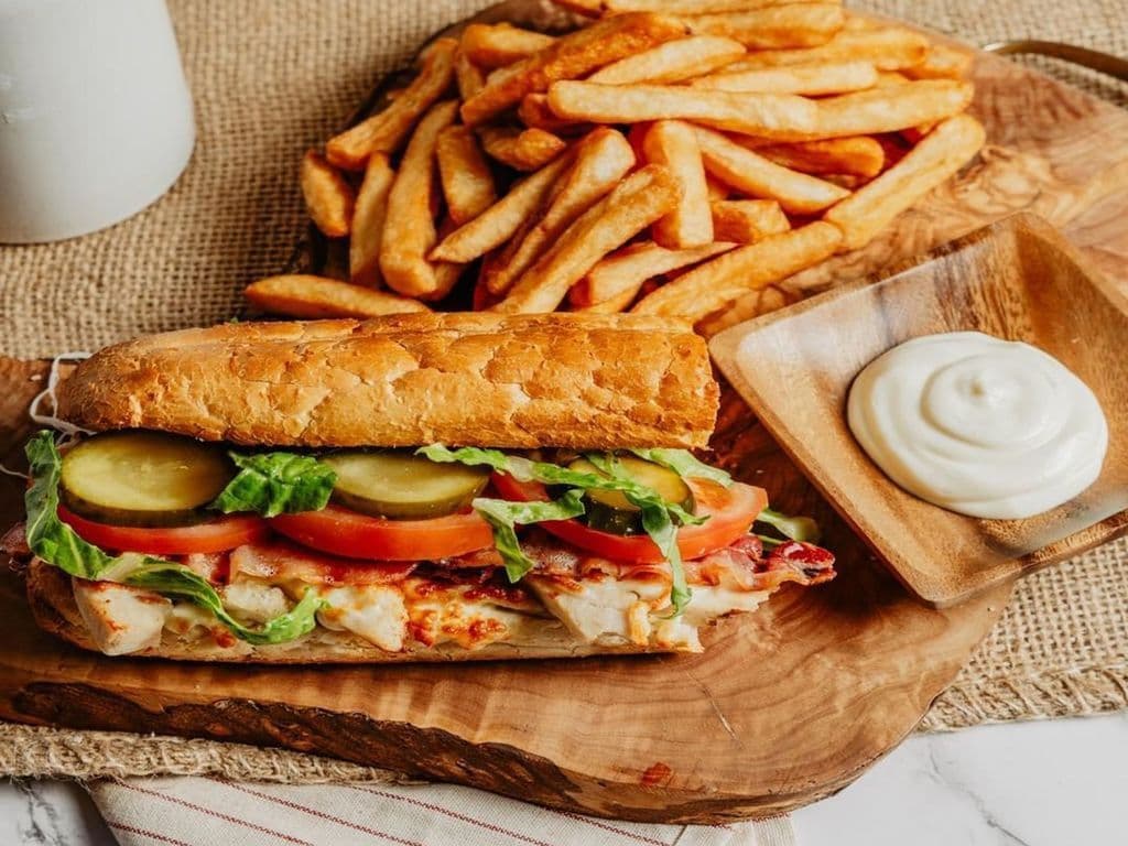 Petit Sous-marins Poulet et Bacon / Small Chicken Bacon Sub