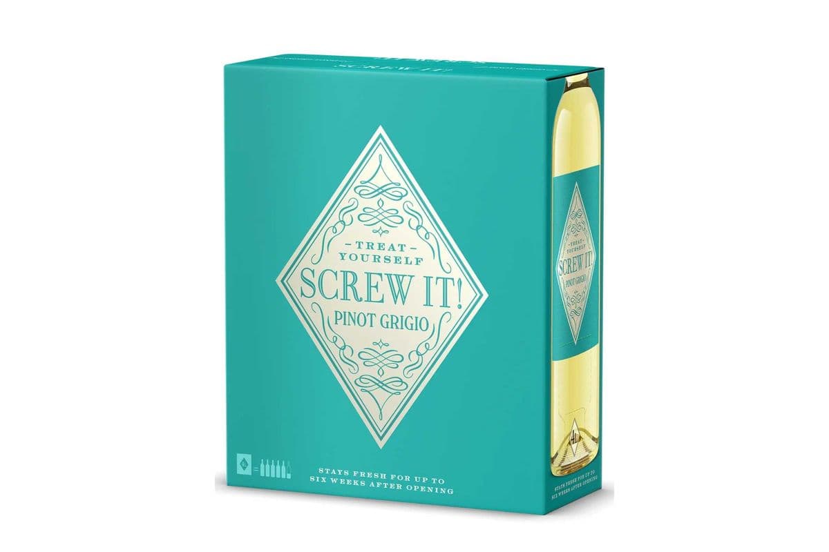 756528 - Screw It Pinot Grigio 4L, BC (1 x 4L)