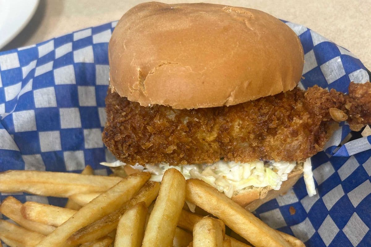Halibut Burger