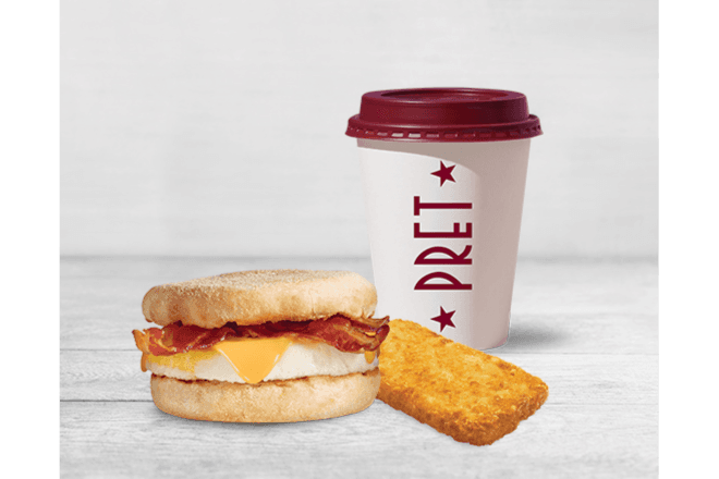 English Muffin Bacon & Egger Combo