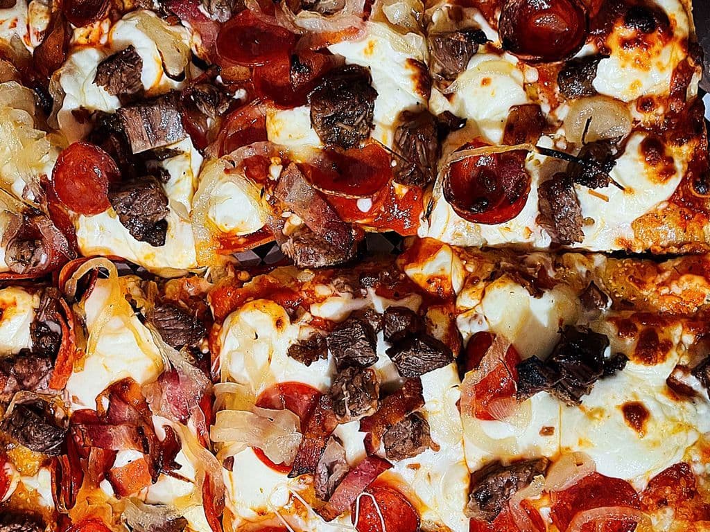 8" x 10" Meat Lovers Pizza
