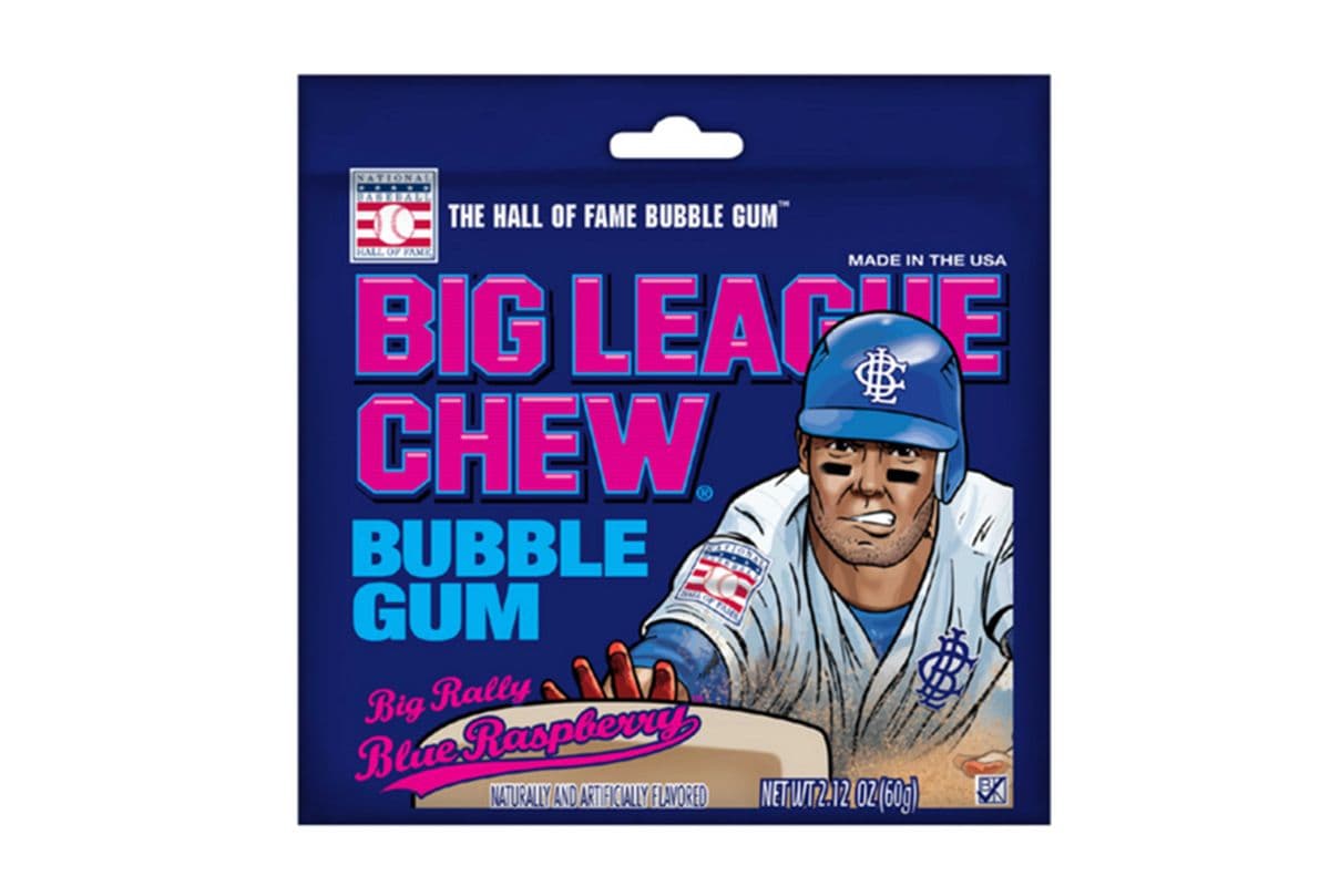 Big League Chew Blue Raspberry 60g