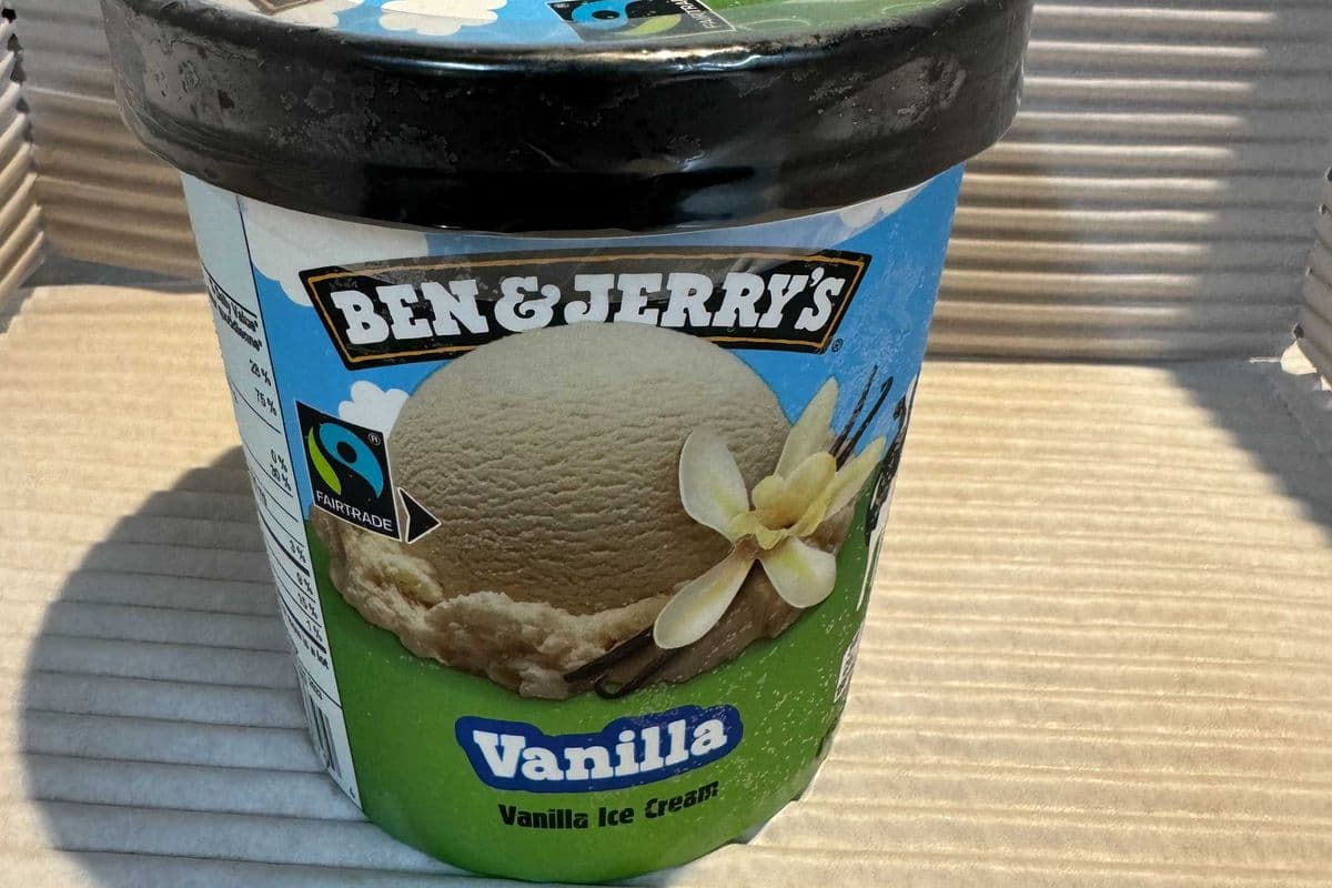 Ben & Jerry's Vanilla Ice Cream