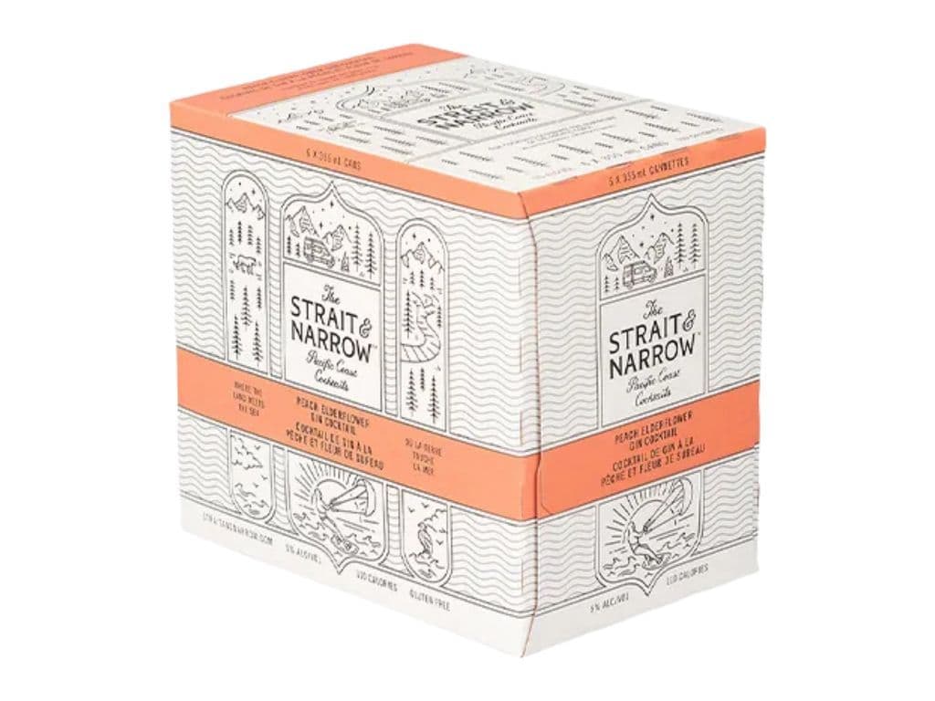 Strait & Narrow - Peach Elderflower 6pk