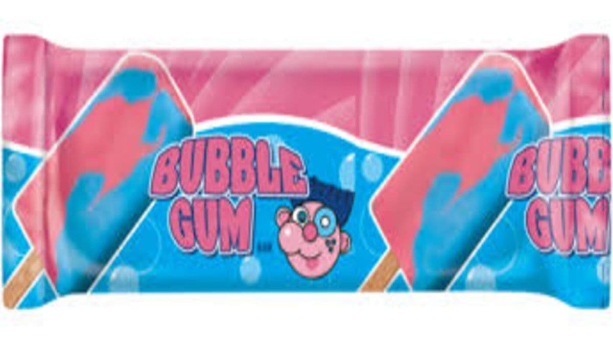 Blue Bunny Bubblegum Pop Bar