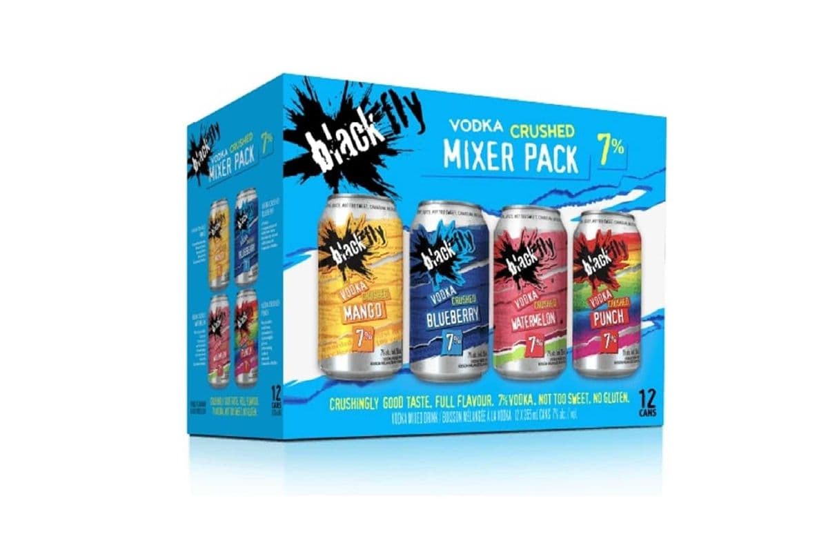 862842. BLACK FLY CRUSHED MIXER PACK (12 x 355ML (CANS))