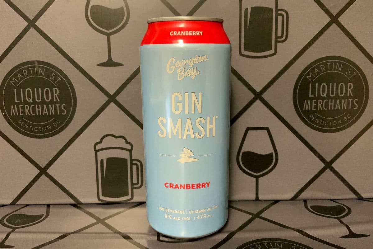 GEORGIAN BAY - CRANBERRY GIN SMASH (1 x 473 ml)
