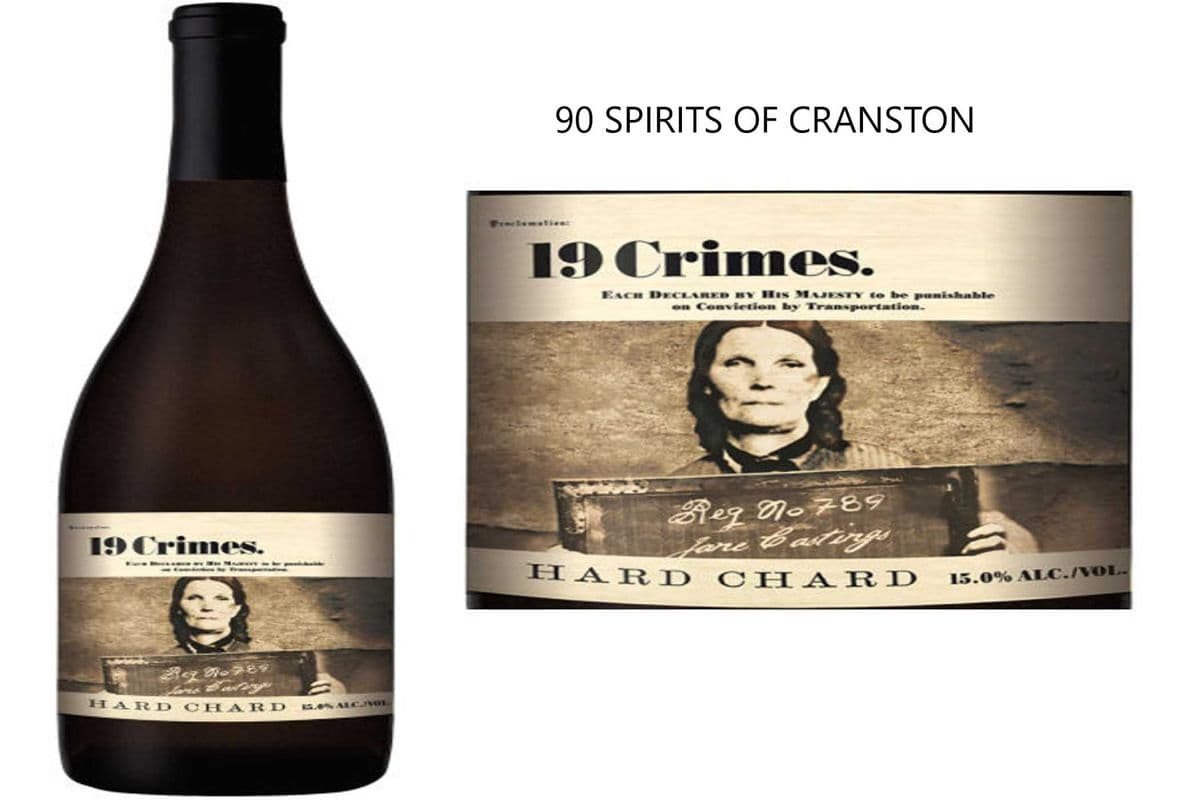 19 CRIMES HARD CHARDONNAY 750ML (1 x 750ML)