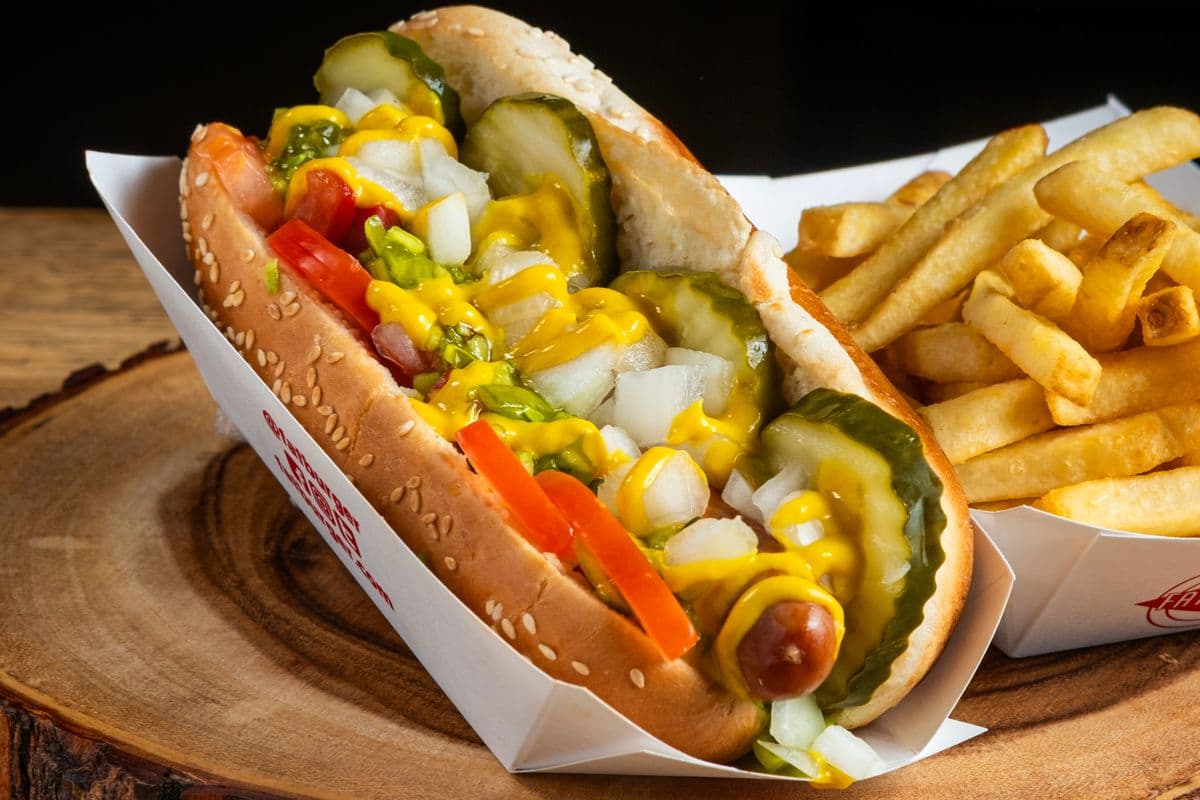Chicago Style Hot Dog Meal