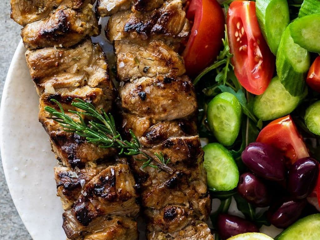 Pork Souvlaki (2 pcs)