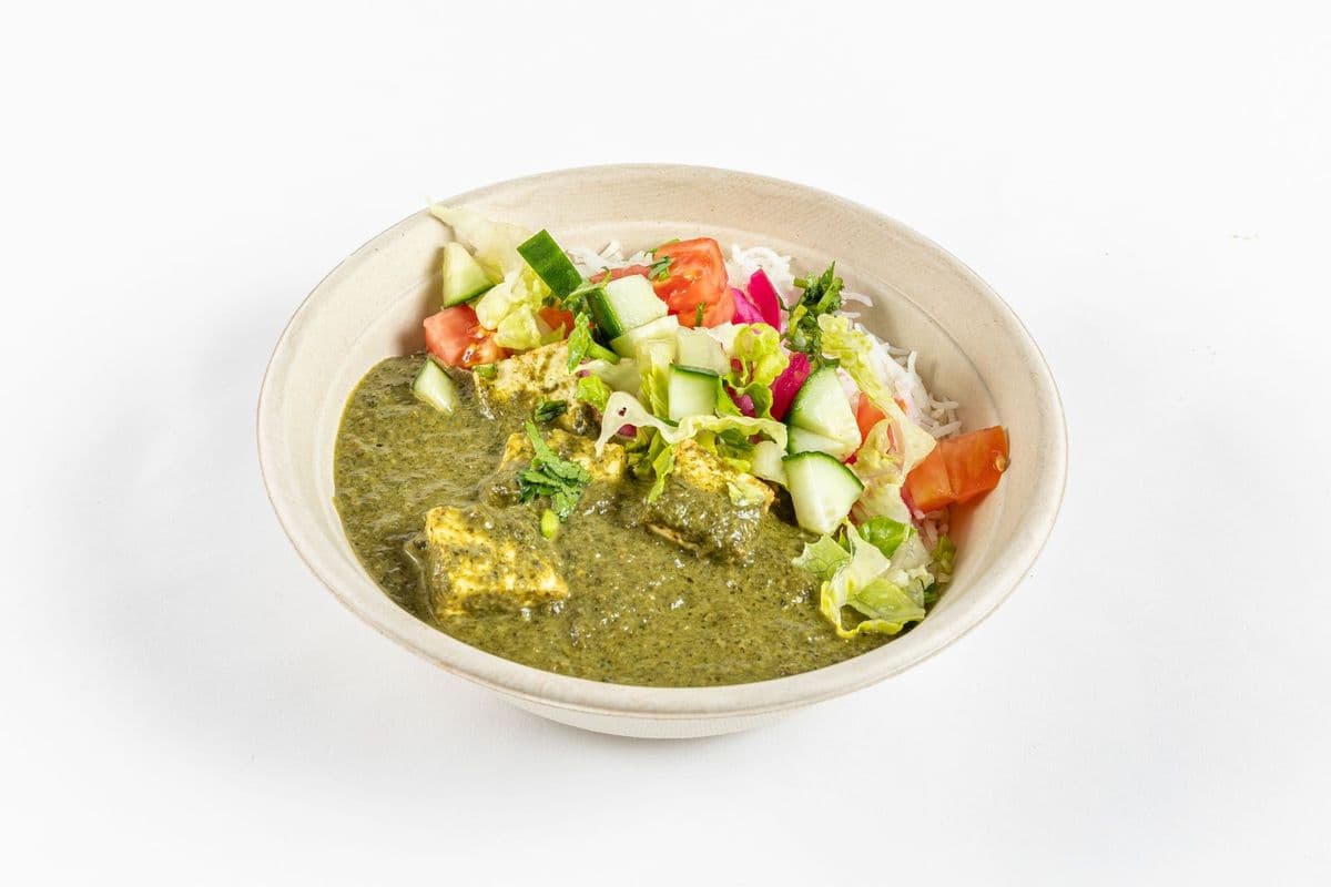 Palak Paneer & Rice Bowl (32 oz)