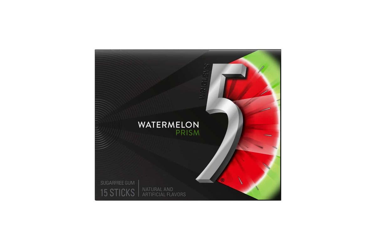 5 Gum Watermelon 15pc