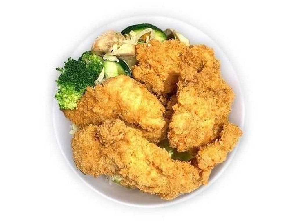 Crispy Chicken Cutlets Bowl