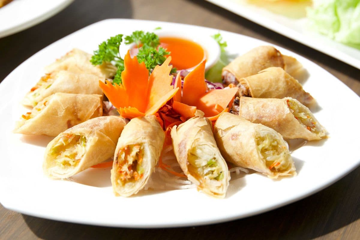 Vegetarian Spring Rolls (5 pcs)