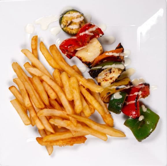 307. Veggie Cheese Kabob