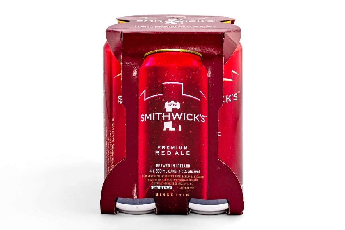 Smithwicks Premium Red Ale (4 x 500ml Cans)