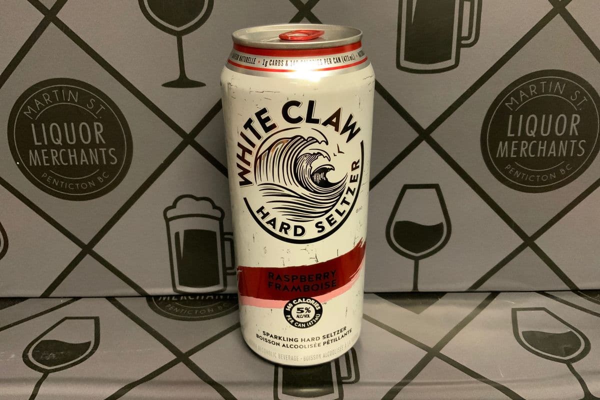WHITE CLAW -RASPBERRY (1 x 473ml)