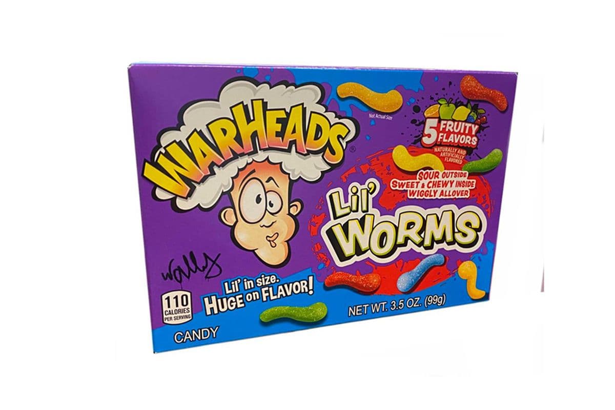 Warheads Lil' Worms (Theatre Box) 99g