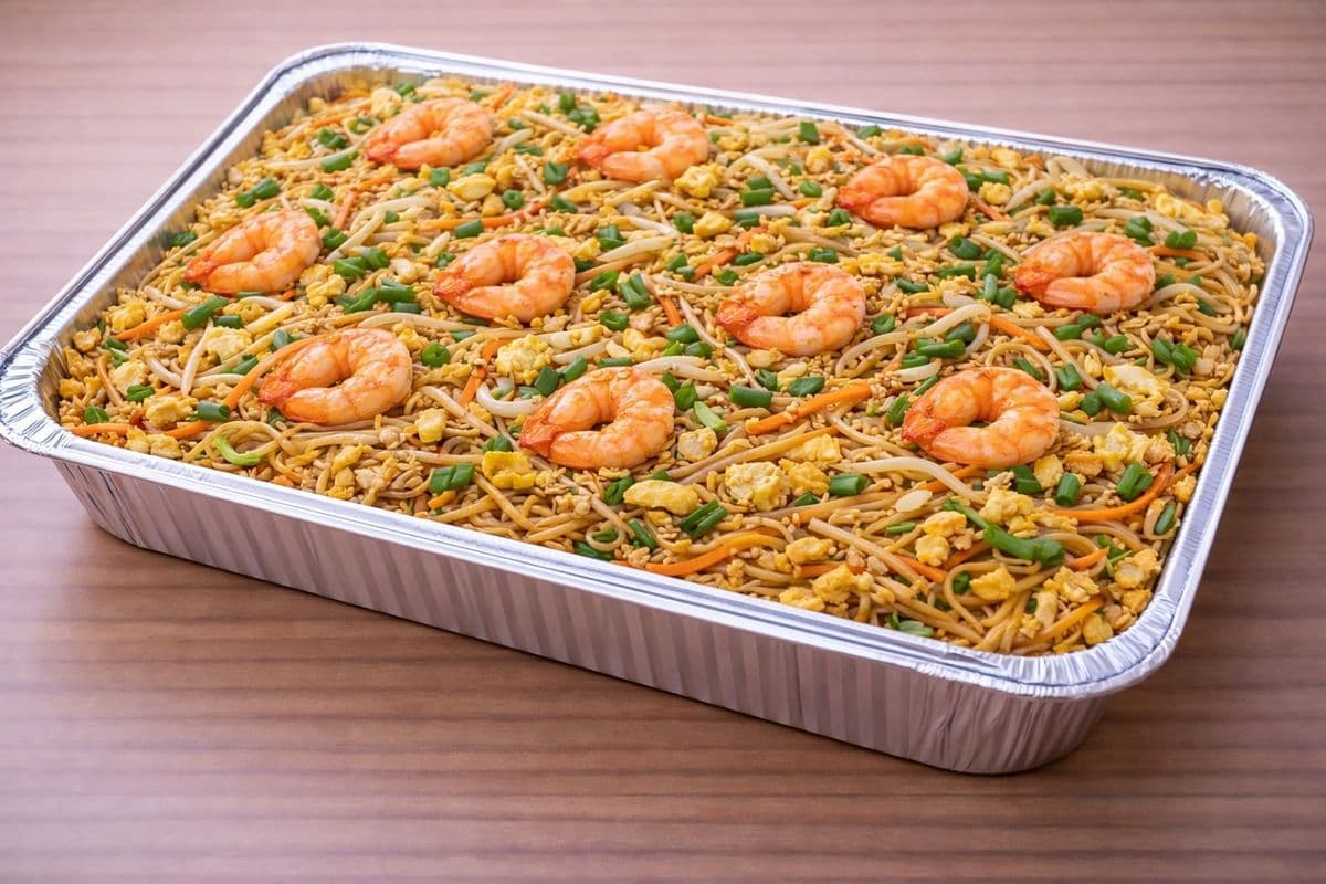 Shrimp Chow Mein Party Tray