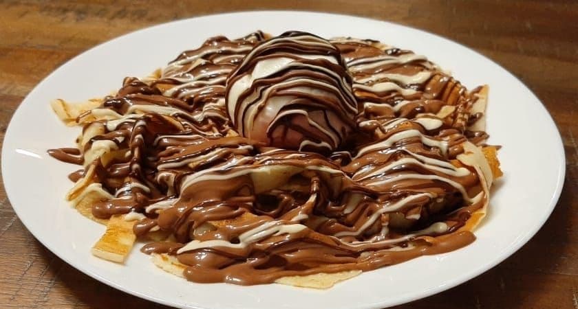 Crêpe triple chocolat fettuccine / Triple chocolate Fettuccine Crêpe