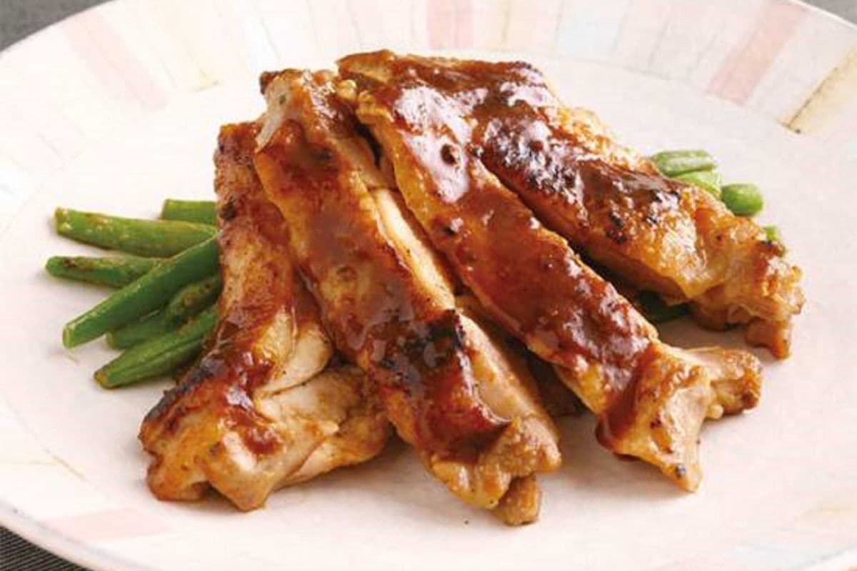 White Chicken Teriyaki Appetizer