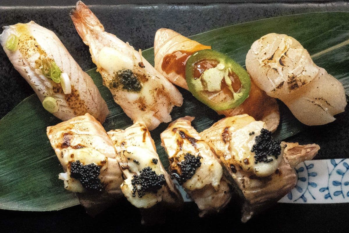 70. Torched Sushi & Roll Combo
