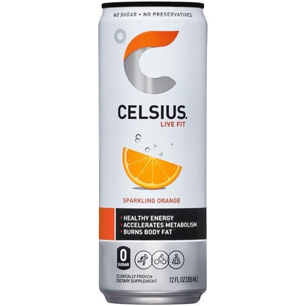 CELSIUS ENERGY DRINK (ORANGE)