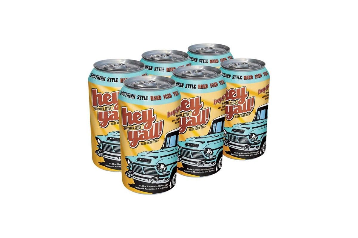 824920 - Hey Y'all Hard Iced Tea Original (6 x 355ml)