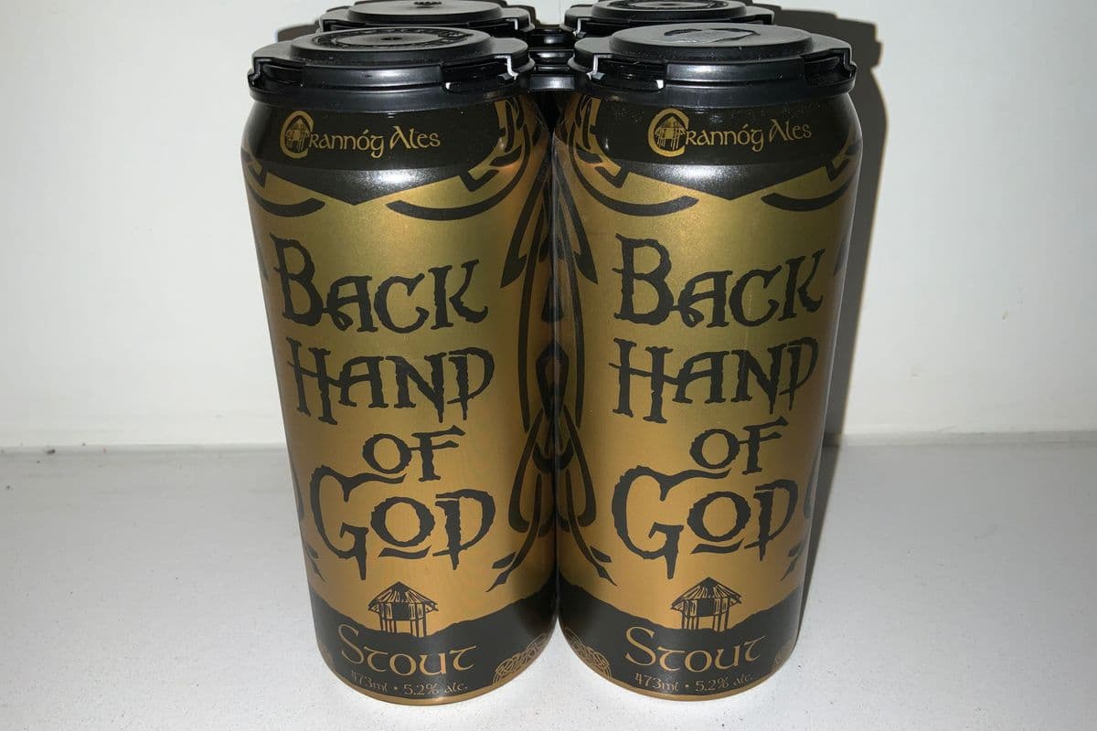 BACK HAND of GOD STOUT (4 x 473ml)