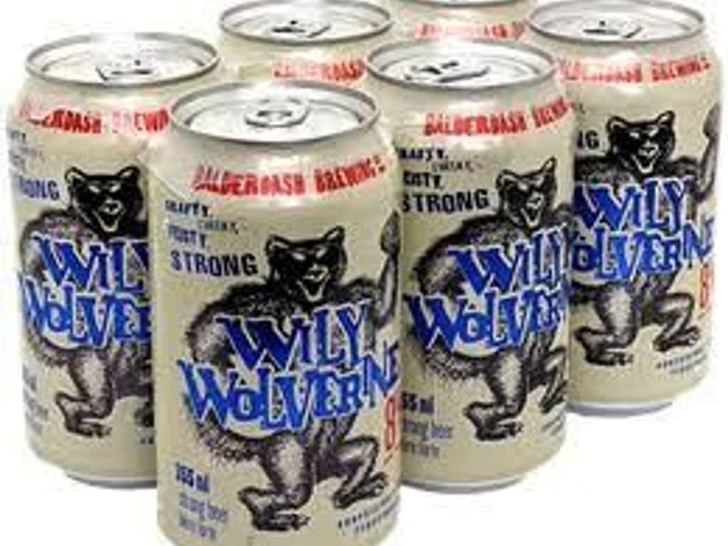 Willy Wolverine Strong Beer, 6 x 355ml
