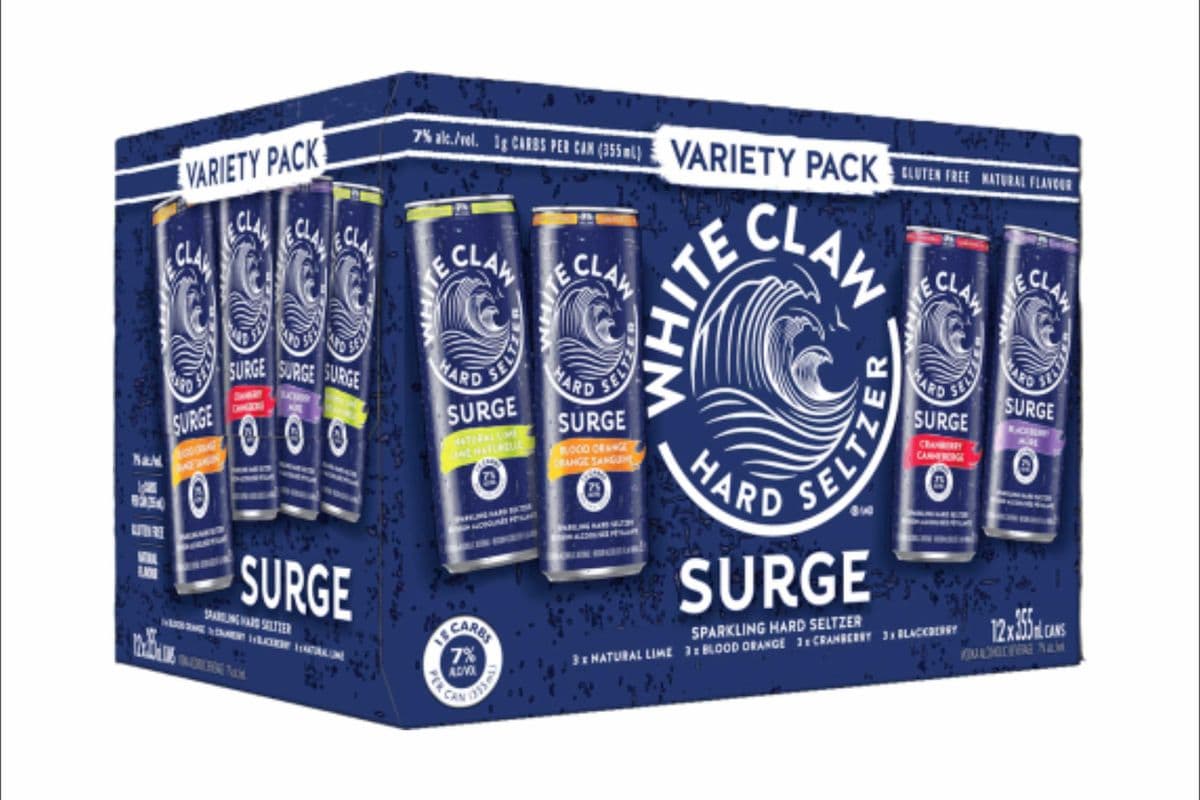 White Claw Surge Variety 12 Cans (12 x 355ml)