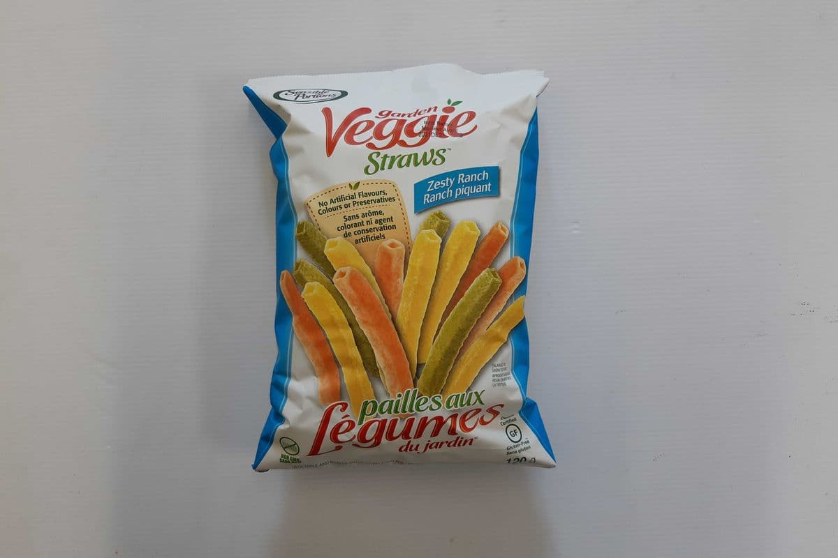 Garden Vaggie Straws Zesty Ranch Potato Snack 120 g
