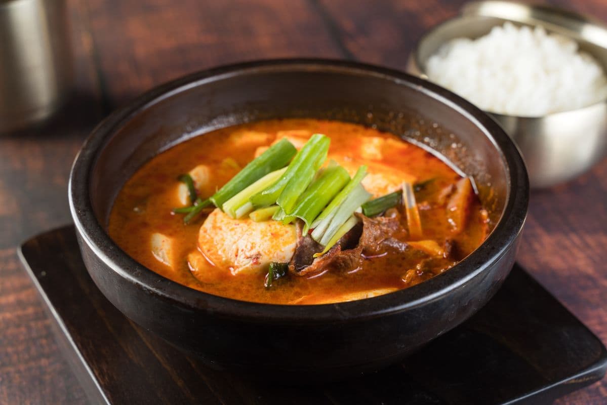 Beef Soft Tofu Jjigae