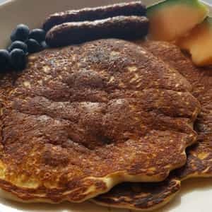 2 Pancakes with Meat