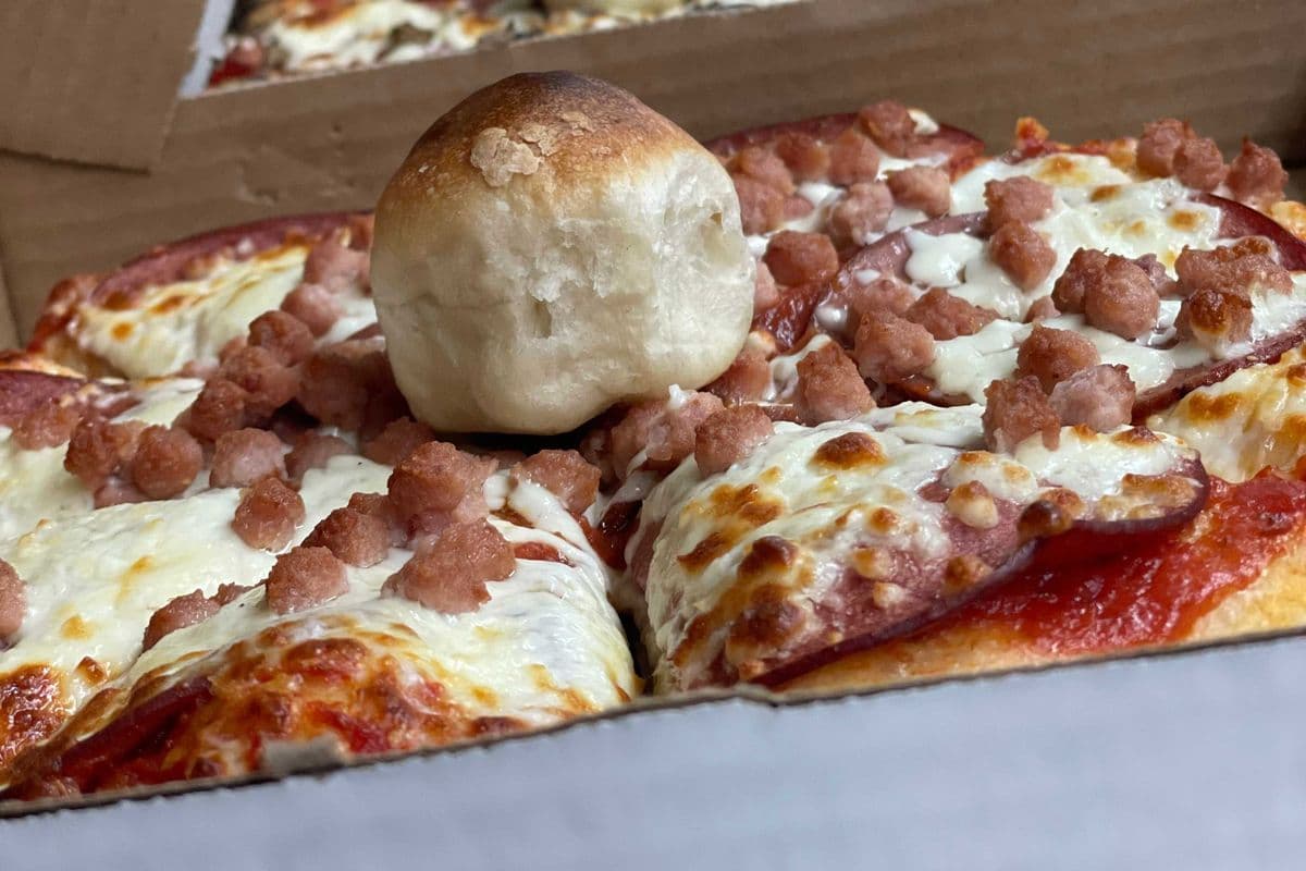 8. 12" Pepperoni and Bacon Pizza