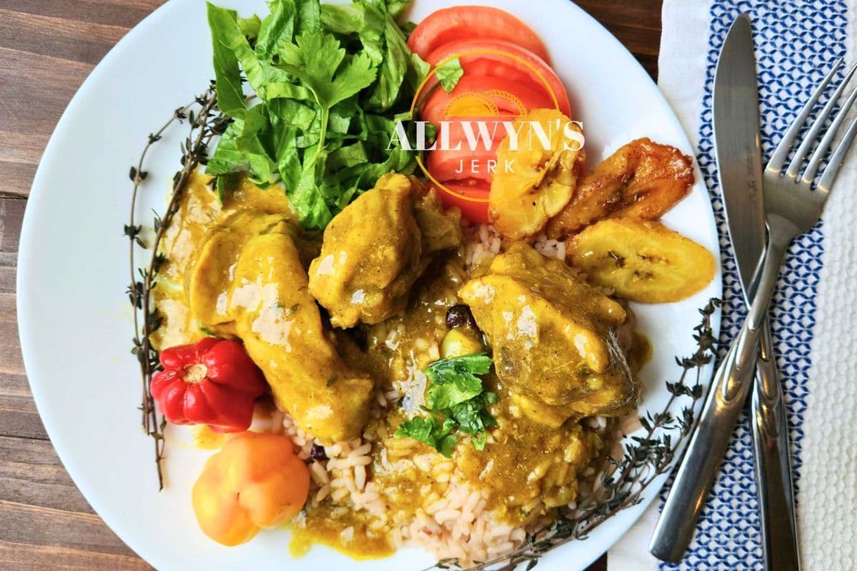 Small Curry Chicken Meal